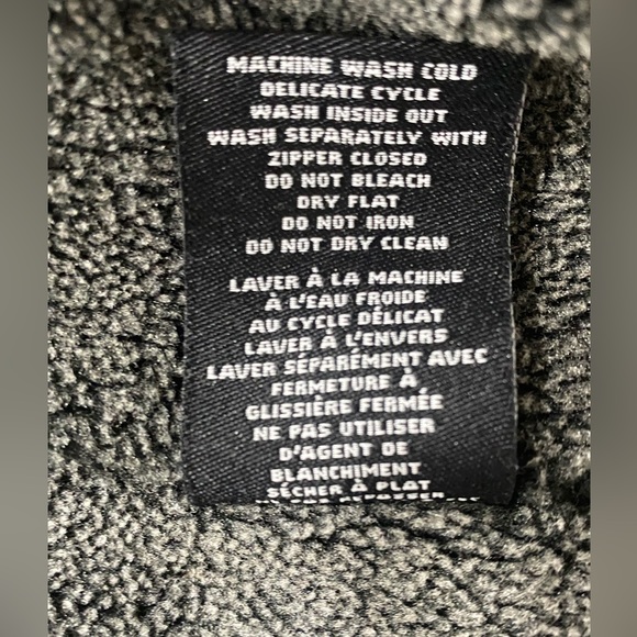 Emanuel Ungaro Cardigan sweater Jacket Sherpa Heathered Grey in size XL - Picture 4 of 11